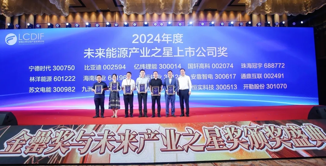 海南礦業(yè)榮獲“2024年度未來能源產(chǎn)業(yè)之星上市公司”